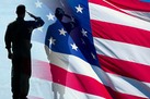 Saluting The US Flag